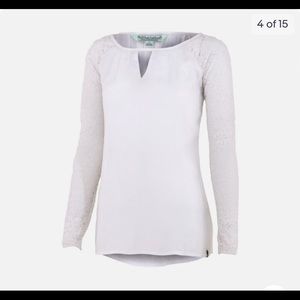 White gypsy white blouse